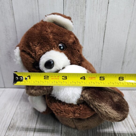 Vintage America Wego Bear Plush Holding Rabbit / Dog Stuffed Animals Toy 1982 - Picture 9 of 9